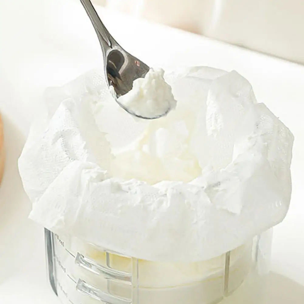 Yogurt Filter Yogurt Strainer with Pressing Lid Multi-functional Whey Separator Fine Mesh Filter for Thick Yogurt High-density