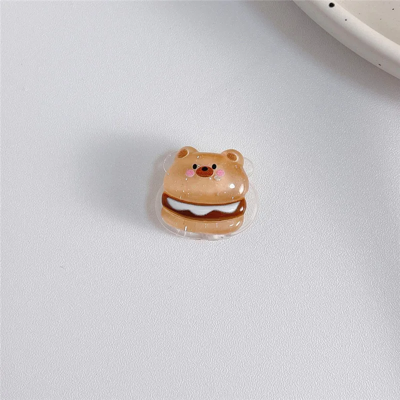 Brown Bear Cable Protector Cartoon Charger Protector Cable Winder Organizer Cute Data Line Cord Protective Cover For iPhone