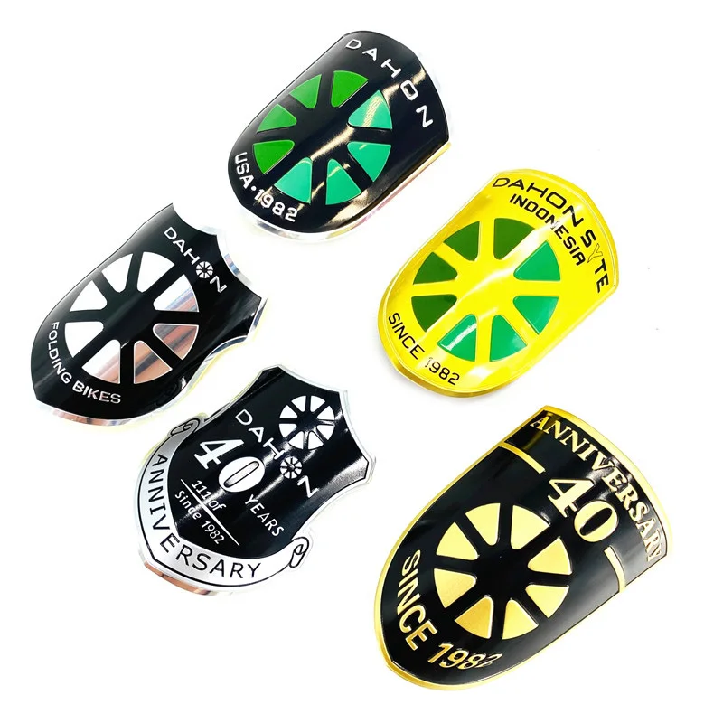 Aluminum Alloy Bicycle Stickers For Dahon Folding Bike Commemorative Sticker Decorative Accessories