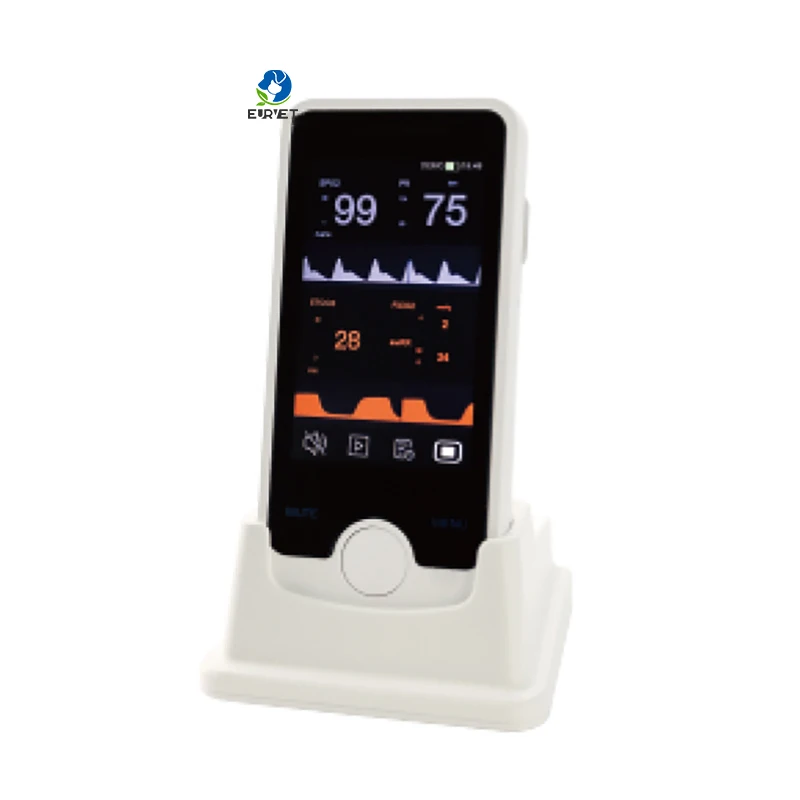 

EURPET Pet Hand-held Oximeter Ve4 Veterinary Animal Pressure Pulse Etco2 Detection Multi-parameter Display Instrument