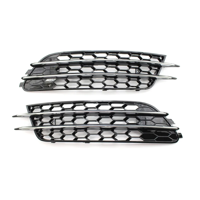 

Firmly 1Pair Front Fog Light Cover Honeycomb Grille Racing Grills For A6 C7 2012-2015 4G0807681 4G0807682