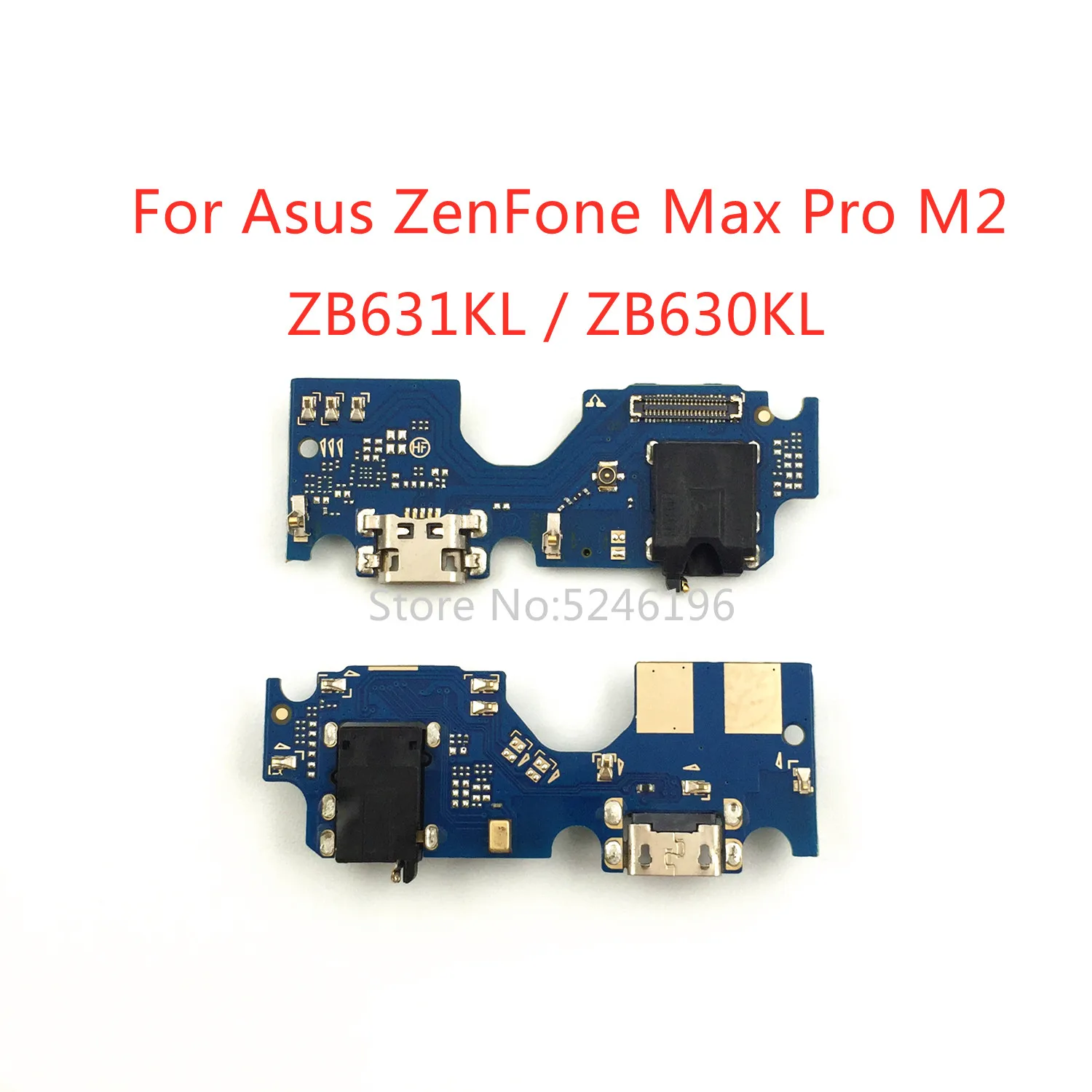 1pcs USB Charging Port Base Charger For Asus ZenFone Max Pro M2 ZB631KL For Asus ZenFone Max Pro M2 ZB630KL Replace Part