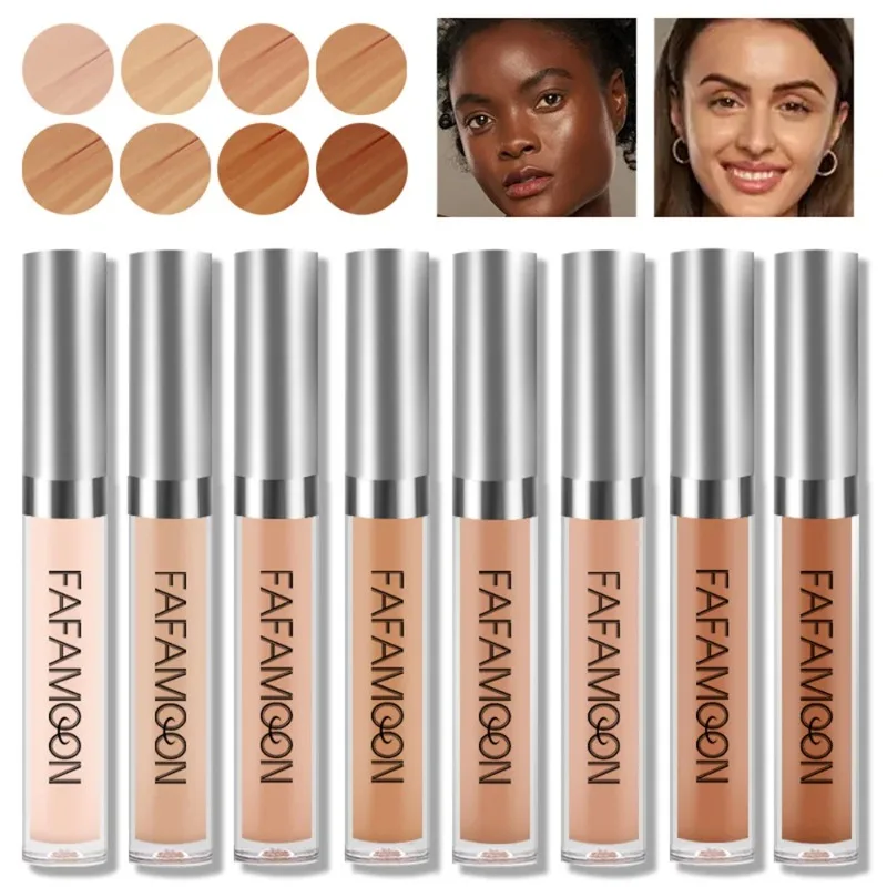 Liquid Concealer Foundation Corrector Anti Dark Circle Freckle Waterproof Foundation Highlighter Pen for Face Makeup