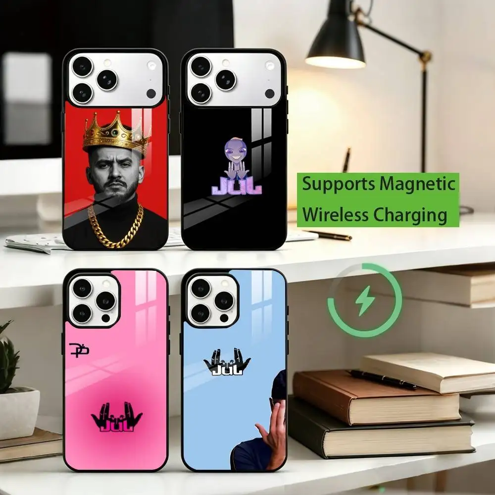 

R-Rapper JuL Julien Mari Phone Case For iPhone17,16,15,14,13,12,11 Plus,Pro Compatible with magnetic wireless charging