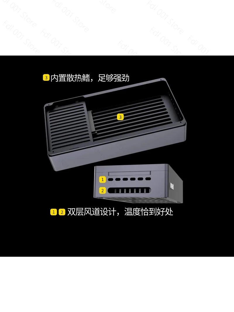 80Gbps M4max U.2/3 SSD Case Dit Supports V-port Battery -011