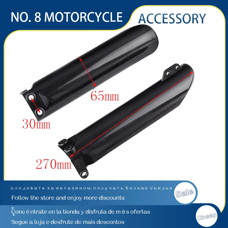 2 sztuk Pit motor terenowy przedni widelec motocykla amortyzator osłona błotnika widelec Protector osłona ochronna Wrap 150cc 160cc 200cc 250cc rower