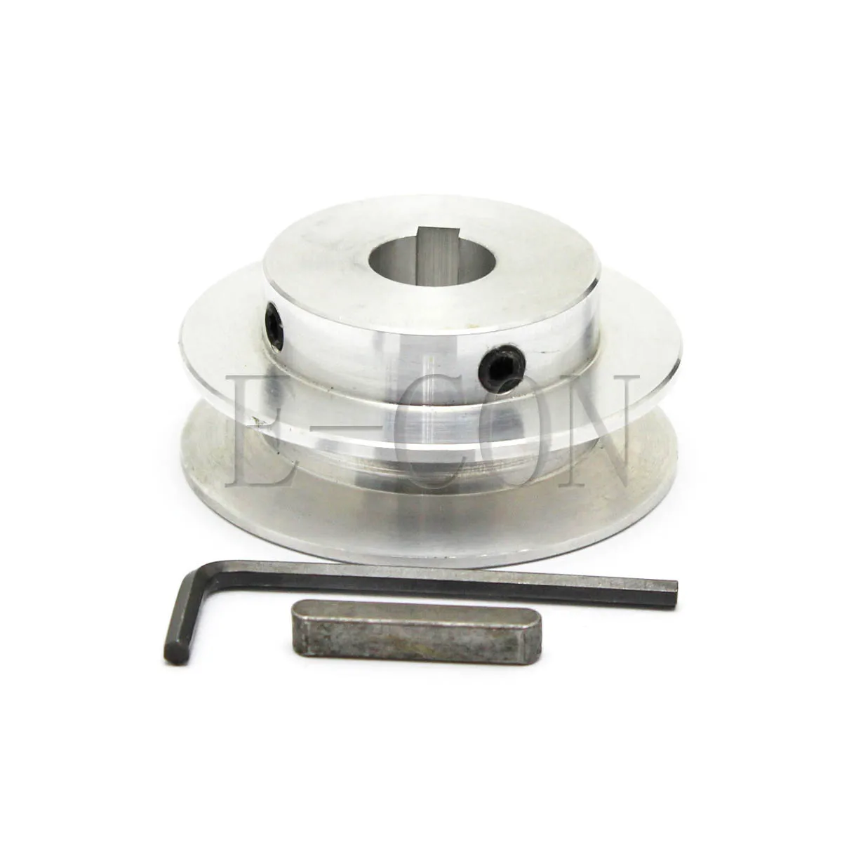 

1/2pcs A Type Aluminium Alloy Pulley Out Diameter 100mm Bore 14mm With Keyway 5mm For A Belt Motor