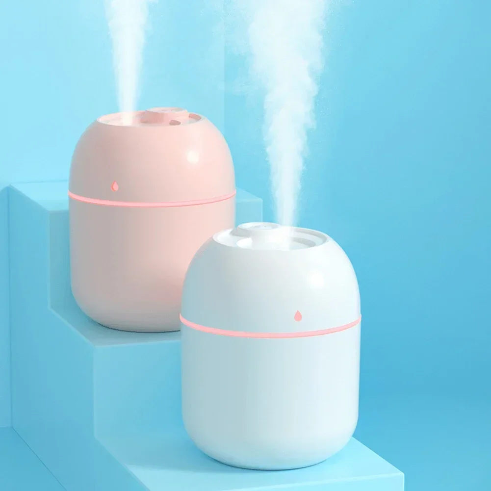 220ML Air Humidifier Aromatherapy Cool Mist Car Aroma Diffuser Portable USB Essential Oils Purifiers LED Lamp Home Fragrance