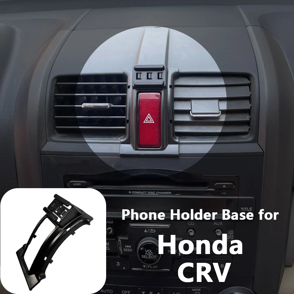 For Honda CRV CR-V 2007 2008 2009 2010 2011 Car Phone Mount Wireless Charging Phone Holder Special Fixed Base Accessories