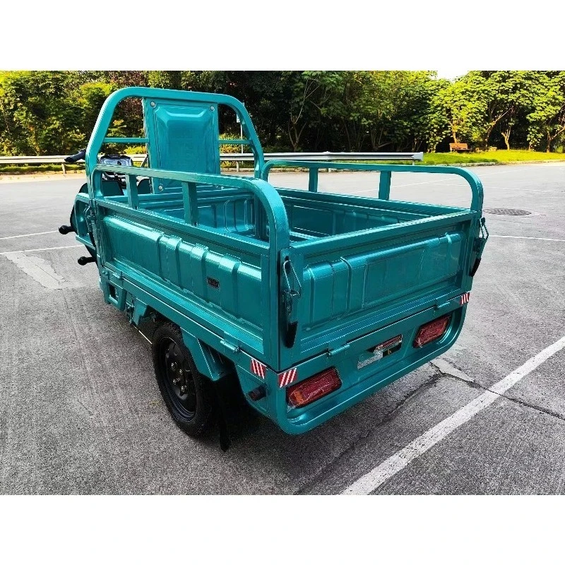Electric 3 Wheels 60V 72V 1200W Heavy Loader Cargo Tricycle for Adults Low Maintenance E-Rickshaw