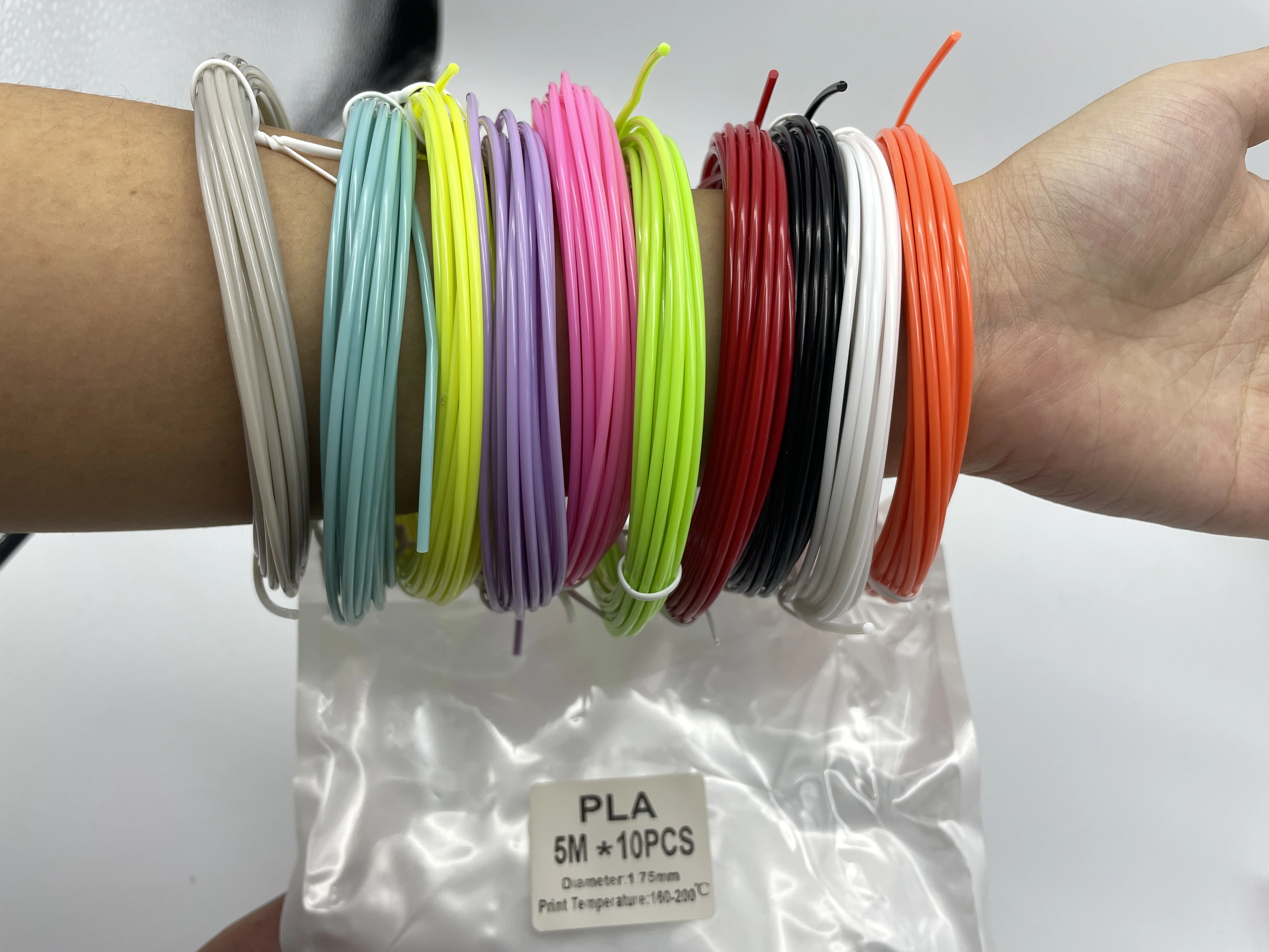 High-quality PLA pen core 1.75mm PLA filament 3D pen PLA filament pen core refill 3D pen/3D printer compatible PLA printing pen