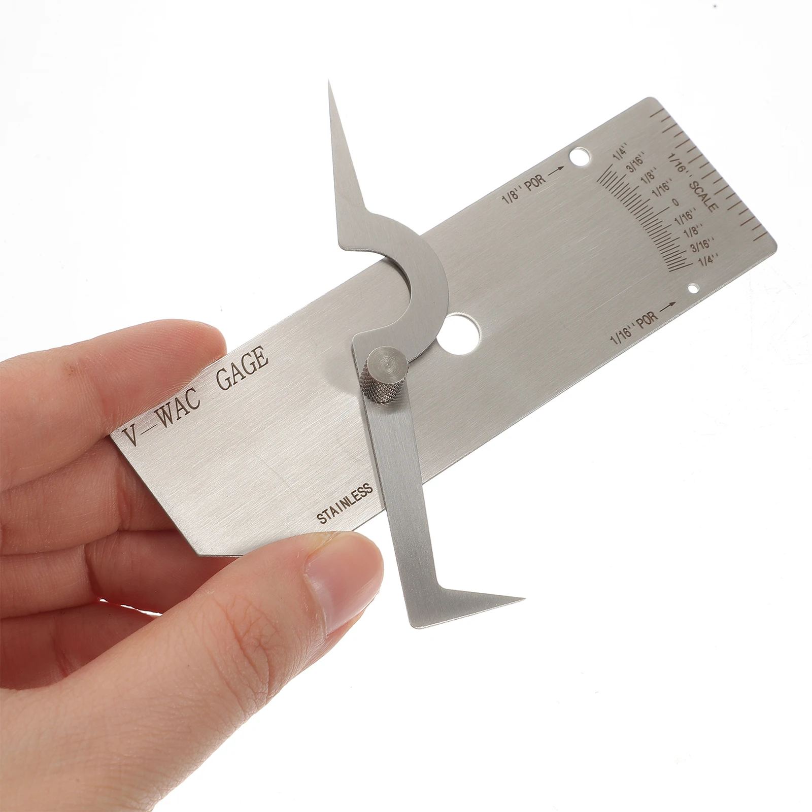 

Fillet Weld Gauge Stainless Steel Seam Inspection Ruler Professional Welding Meter Thickness Measurement Long Service