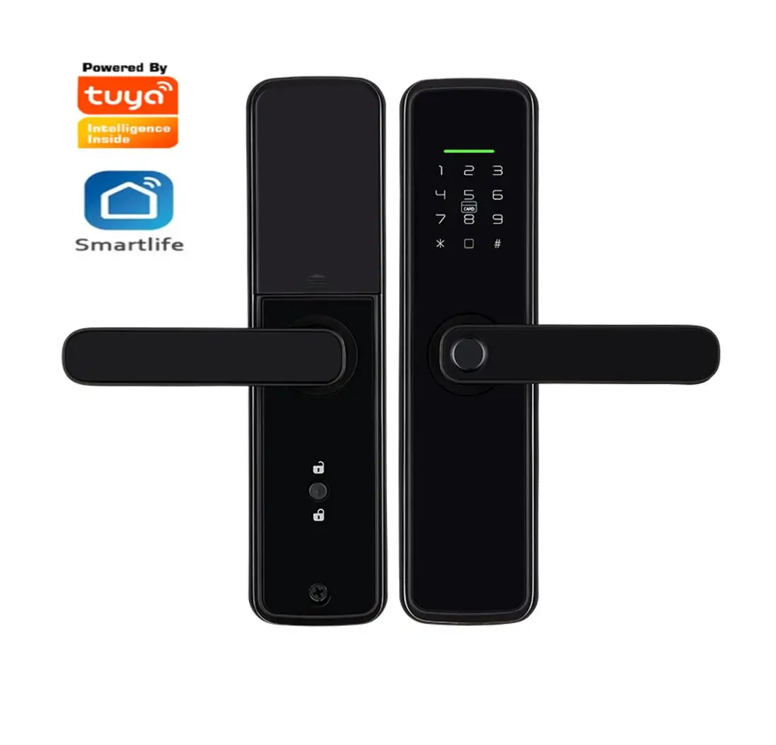 Tuya Smart Life WiFi Lock Aluminum Door Wooden Door Home Hotel Homestay Lock Temporary Password and Unlimited Distance Control