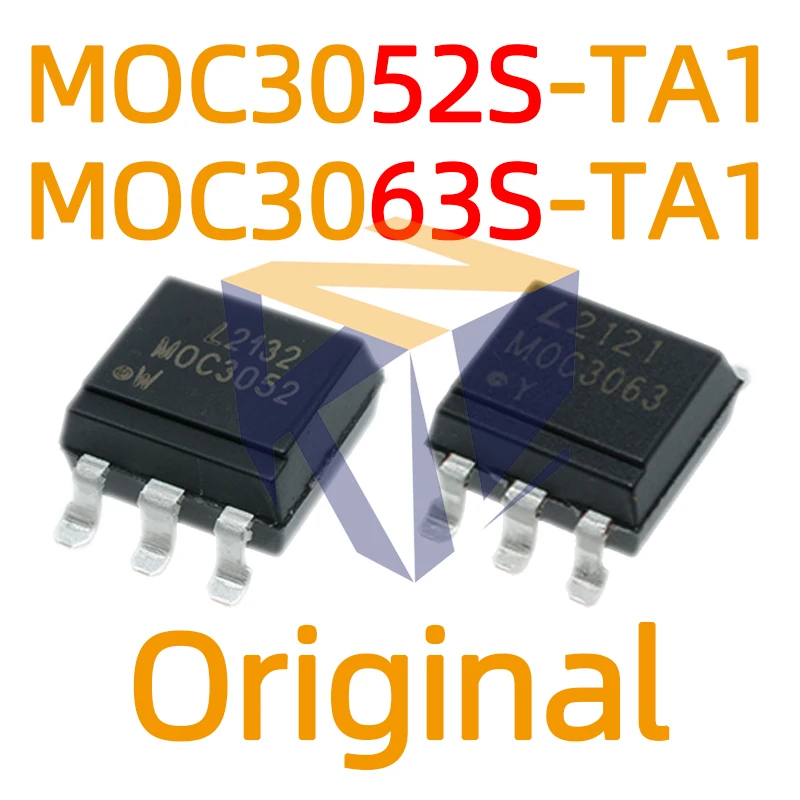 10-50pcs MOC3052S-TA1 MOC3063S-TA1 OPTOCOUPL TRIAC AC-OUT SOP-6 MOC3052STA1 MOC3063STA1 MOC3052S MOC3063S Optocoupler original
