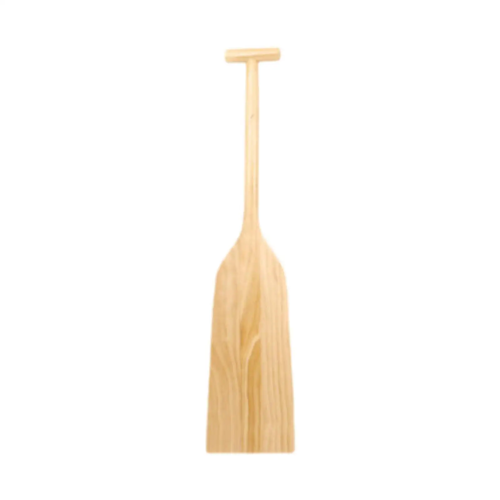 Children Wood Paddle Handcrafted for School Teams T Shaped Handle Versatile Design Canoe Accessory Ergonomic Grip