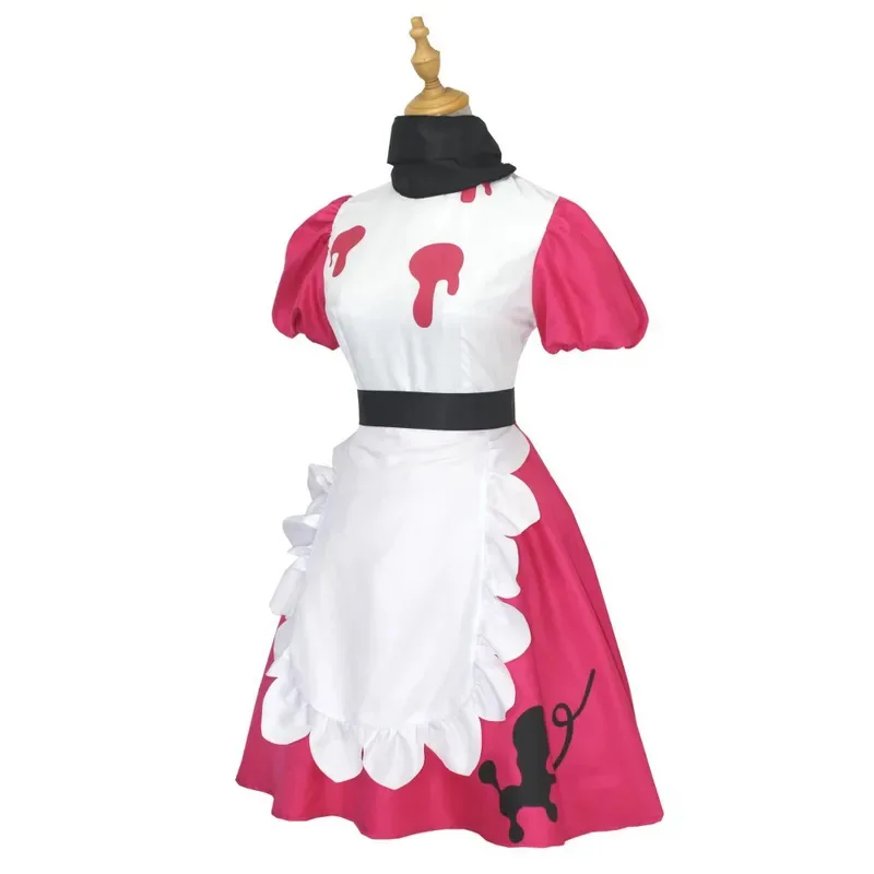 Niffty الحيوان نف تأثيري البدلة لطيف الشيطان لعب الأدوار الملابس شعر مستعار موحدة فندق تأثيري فستان حفلة الهالوين النساء