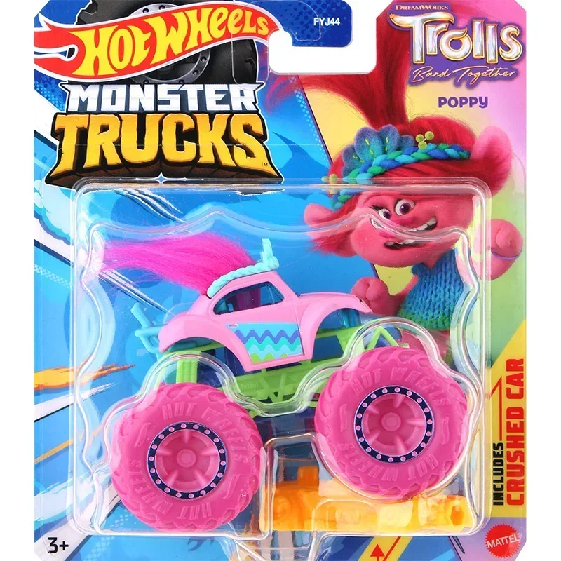 Original Hot Wheels Car 1/64 Diecast Monster Truck Ninja Turtles Steer Clear Vehicle Model Toys for Boy Collection Birthday Gift