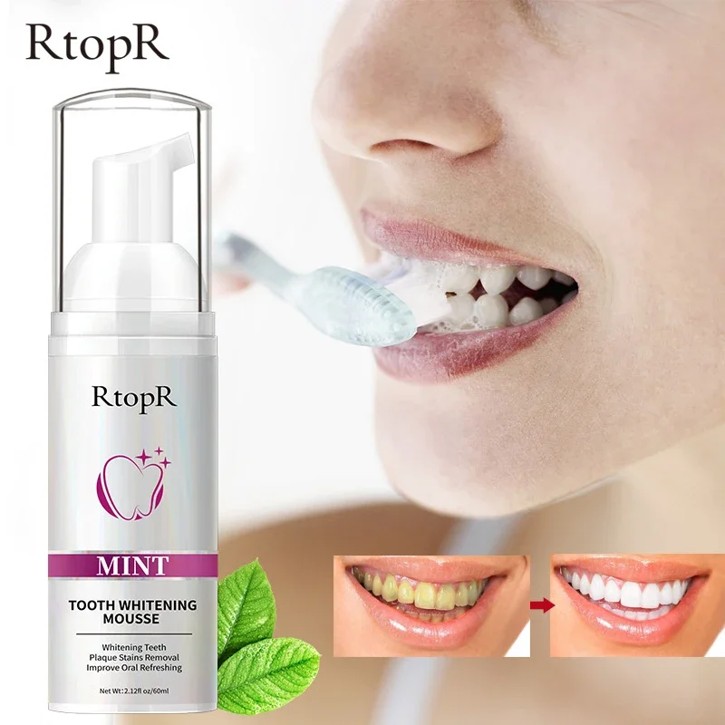 

Teeth Cleansing Whitening Mousse Tooth Removes Stains Essence Oral Hygiene Dental Mousse Cleaning Tools Toothpaste for Adults