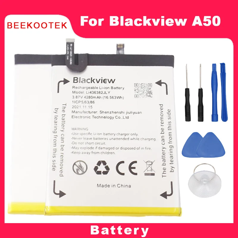 

New Original Blackview A50 Battery Inner Built Mobile Phone Battery Repair Replacement Accessories Parts For Blackview A50 Phone