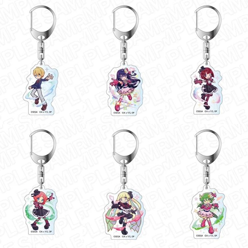 Llavero de acrílico para Oshi No Ko Aqua Hoshino Ai Hoshino Ruby Hoshino Kana Arima, versión Chibi, colgante de acrílico DIY, regalo de recuerdo