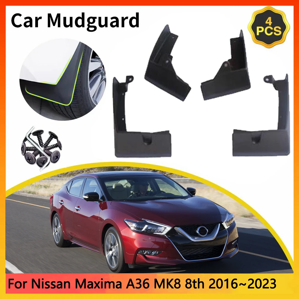 

For Nissan Maxima A36 MK8 8th 2016~2023 2017 2018 Car Mudguards Mudflap Mudguard Splash Guards Mud Flaps Fender accessories Auto
