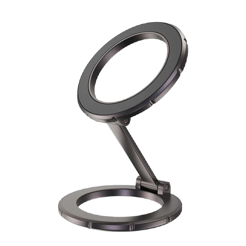 Foldable Double Sided Magnetic Phone Holder For Magsafe Gym Treadmill Universal Folding Car Holder Magnetic Stand For iPhone 16