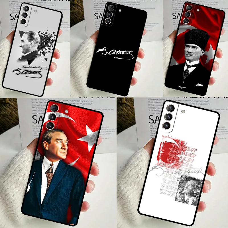 Турецкий Mustafa Kemal Ataturk чехол для Samsung Galaxy S23 S24 Ultra S8 S9 S10 S22 Plus Note 10 20 Ultra S20 S21 FE чехол