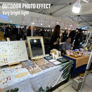 USB Outdoor Rechargeable LED LED LAMPS Emergency Light HOOK UP CAMPING PORTATEL FISHING LANSTREN 8 Main Lamping Sales that lights up with palms - №6