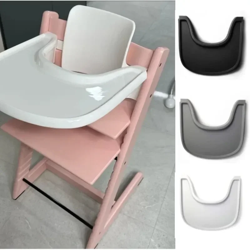 

Стул для роста, обеденная тарелка для младенцев, глянцевый обеденный стул, настольная тарелка, высокий поднос из АБС-пластика, аксессуары для детского обеденного стула