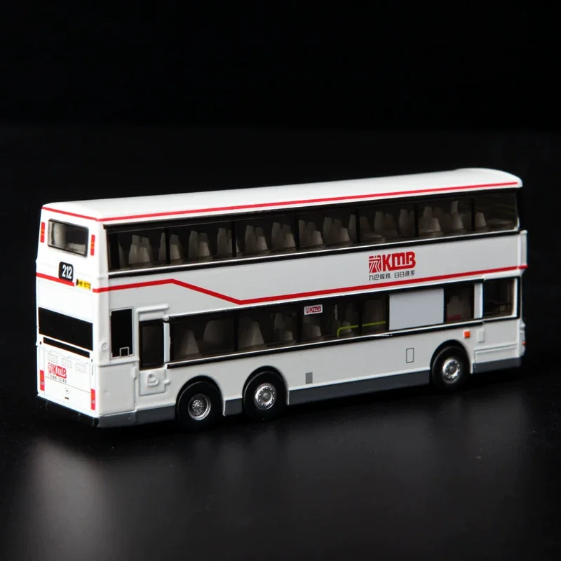 Tiny Diecast 1/110 Scale 188 212 Double-decker Bus Alloy Car Model Collection Souvenir Display Ornaments Vehicle Toy