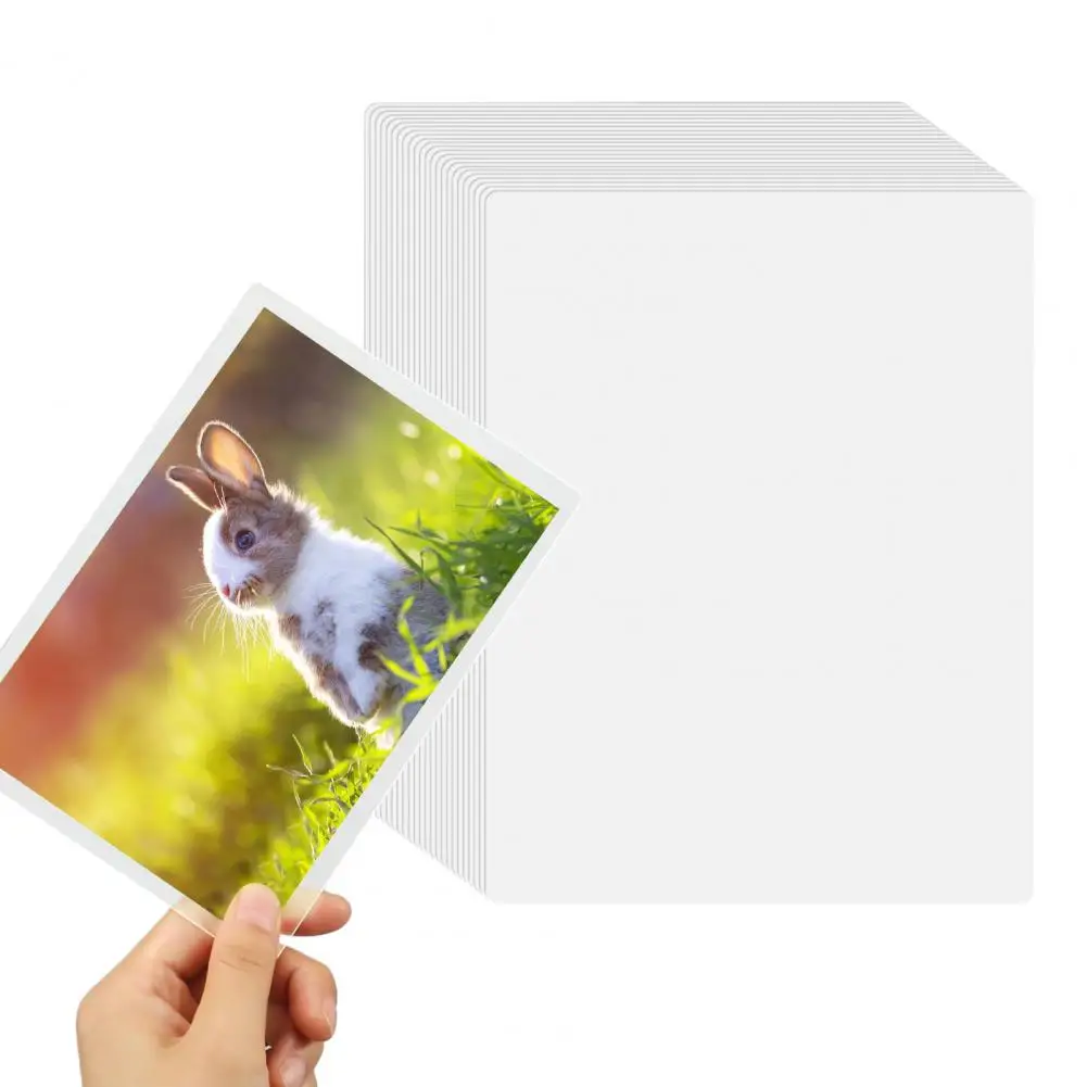 Plasticizing Children Artwork 100pcs Laminating Sheets for Thermal Laminating Machine Universal Pouches for Plastic Paper Craft