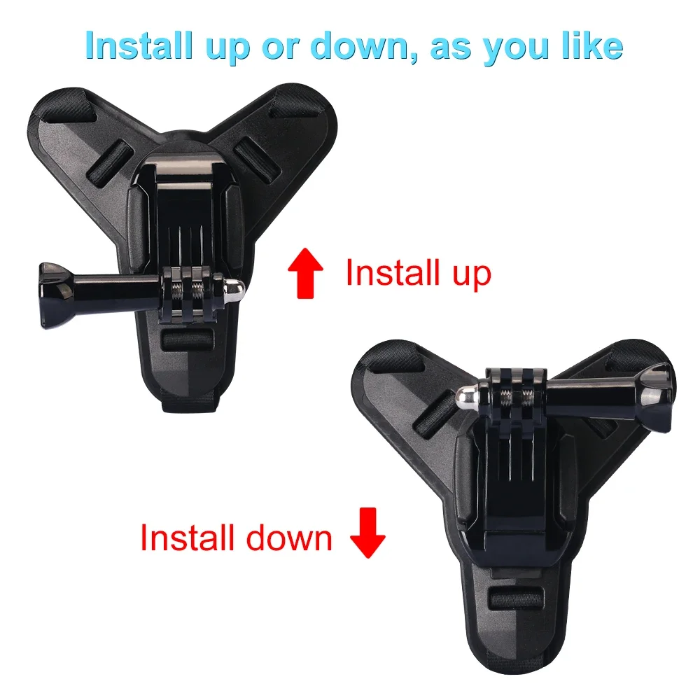 Motorcycle Helmet Chin Mount for GoPro 11 10 9 8 7 6 Action Sports Camera Holder Motorcycle Stander for Insta360 DJI Accessory