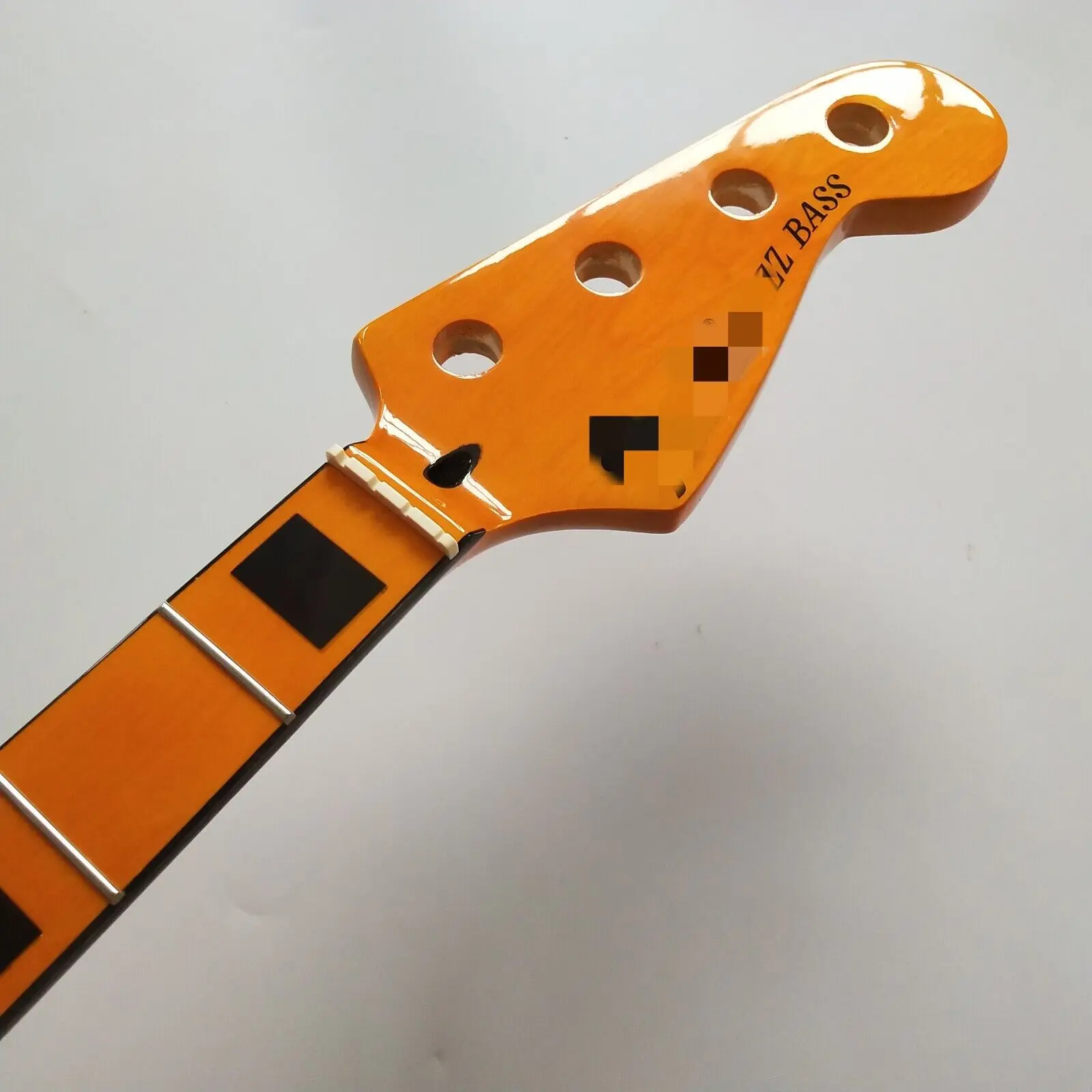 Yellow Maple Jazz bass guitar neck style parts 20 fret 34