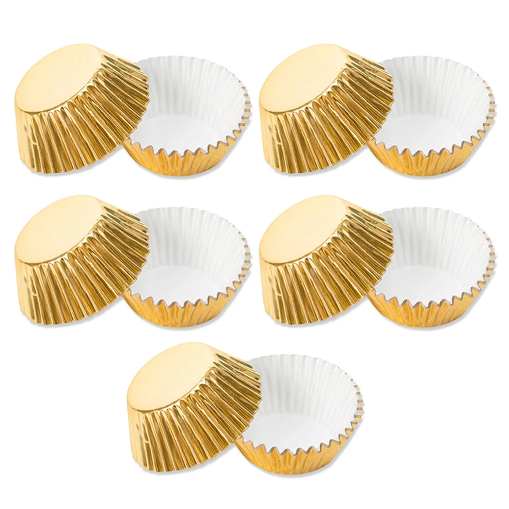 100 x Cupcake-Papiereinlagen, antihaftbeschichtet, Muffin-Backformen für die Küche zu Hause, Backgeschirr-Zubehör