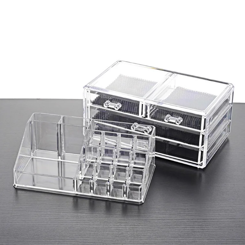 Acrylic Transparent Multi-layer Drawer Storage Rack,Beauty Tools Makeup Storage Box S#-M# Model Birthday Gift For Women