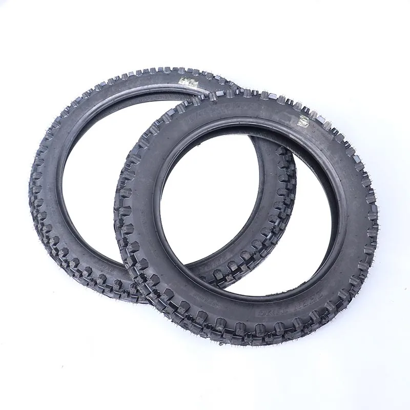 17\'\' inch 70/100- 17 Front Wheel RimTire+90/100-14 Wheel Rim Front RimTire + Brake Disc Rotor for Pit Dirt Bike Motocross