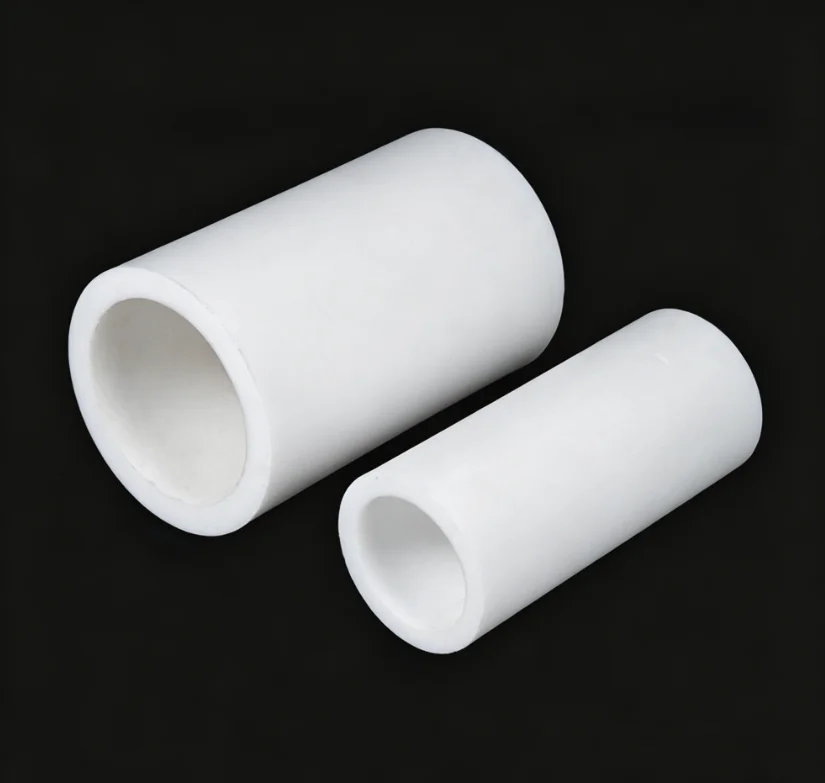 

White PTFE Tube High Temperature Resistant Hollow Rod Non-toxic DIY Plastic Pipe