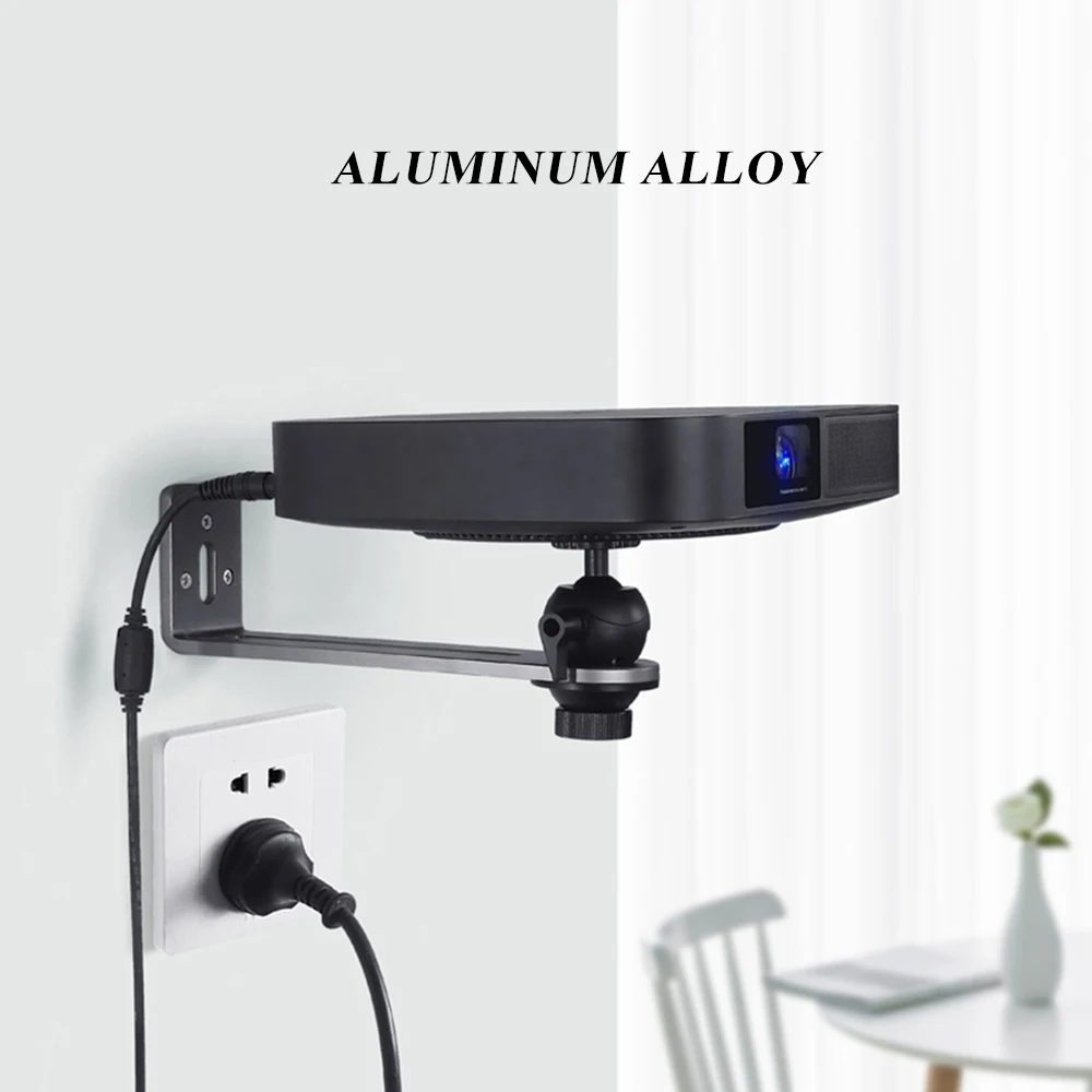 Wall Mounted Projector Bracket Aluminium Alloy Material Adjustable Joint Good Finish Stand Fast Shipping