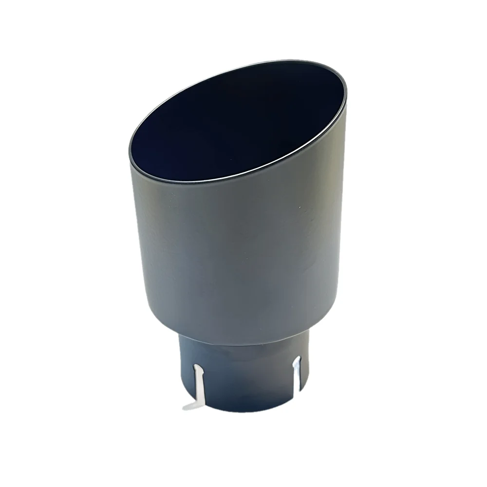 

1 PCS 89mm 101mm car accessories Stainless steel universal exhaust system exhaust pipe tail throat single straight muffler tip