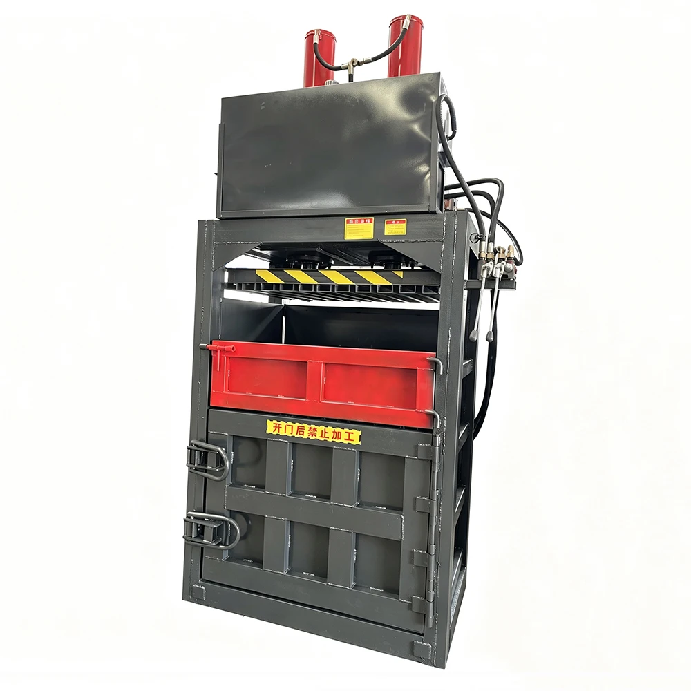 Highly Efficient Hydraulic Vertical Baler For Compressing Paper.