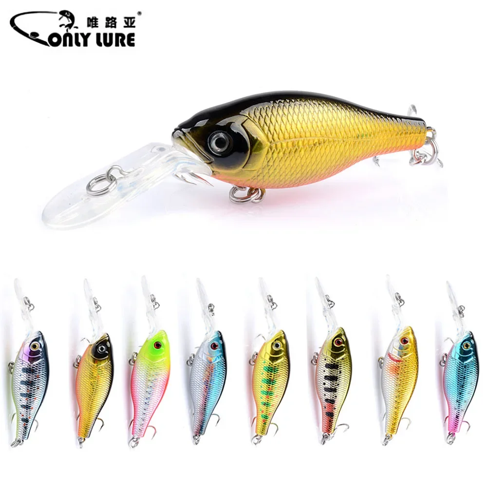 Cebo de boca de lengua larga Ya, Rock Little Fat Man, 8,9 CM/8G, láser Road Ya, cebo falso, equipo de pesca de fábrica, nuevo