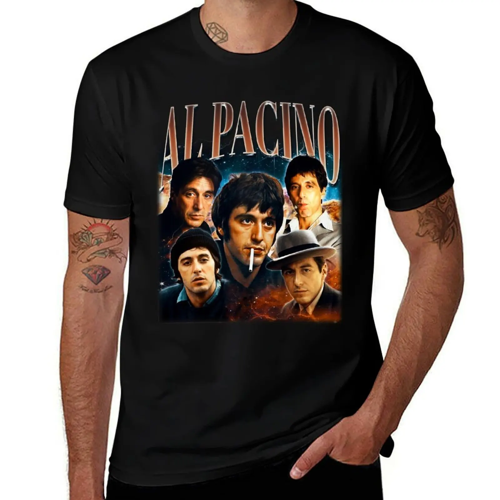 AL PACINO Vintage 90s Style, Al Pacino Homage Rap Hip-hop, T-Shirt Cool Dry Performance T-Shirt