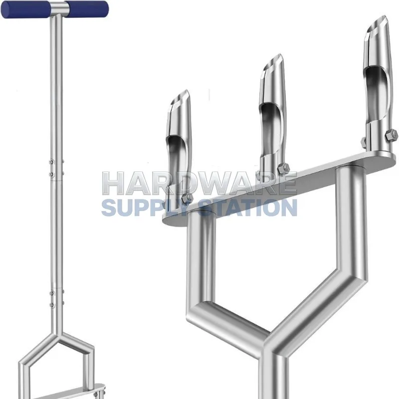 

Инструмент для рыхления почвы, удаления засоров в газоне, инструмент для прокачки и рыхления газонного покрытия, аэратор для газона