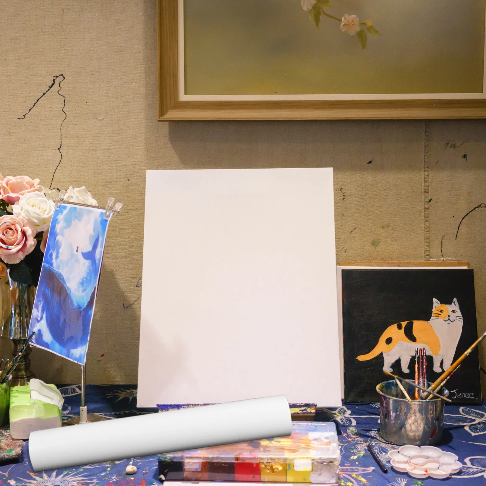 2pcs Poster Tube 100Cm Portable Artwork Storage Tube For Drawings Paintings Documents Cylinder Case For Drafting Plans