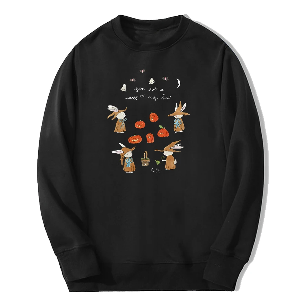 

Laufey New Halloween Merch Bewitched Album Long Sleeve Streetwear Men Women Sweatshirt 2023 World Tour Fashion Clothes