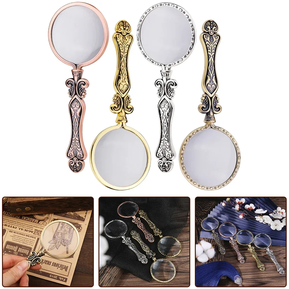 

Premium Vintage Magnifier, Handheld High-Definition Magnifier For Sewing And Reading Magnifier Tool, 14.3*0.5cm