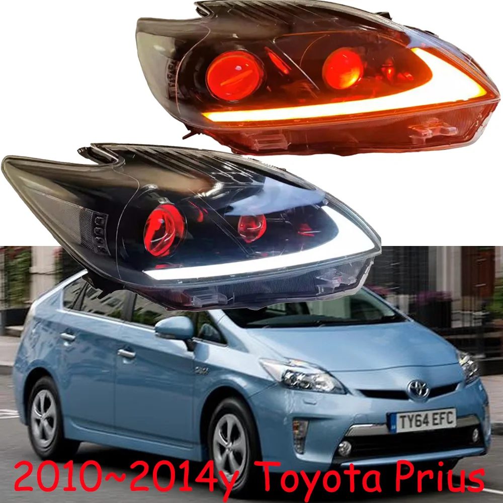 

car bupmer head light for Toyota prius headlight LED 2010~2014y car accessories DRL fog for Toyota prius headlamp