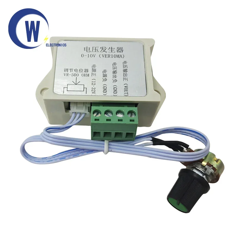 Voltage Generator 0-10V Input Voltage 12-32V VR-500 OHM wired potentiometer Adjustment