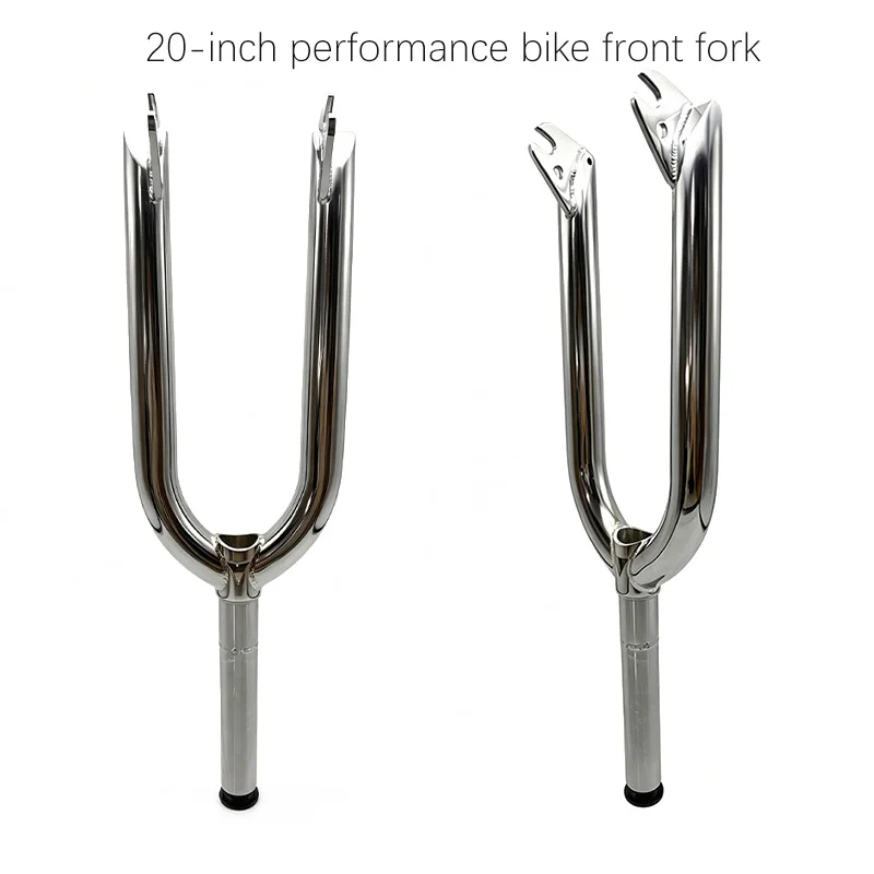 

20-inch Performance Bike Front Fork, Electroplated Front Fork, Chrome-Molybdenum Steel Front Fork