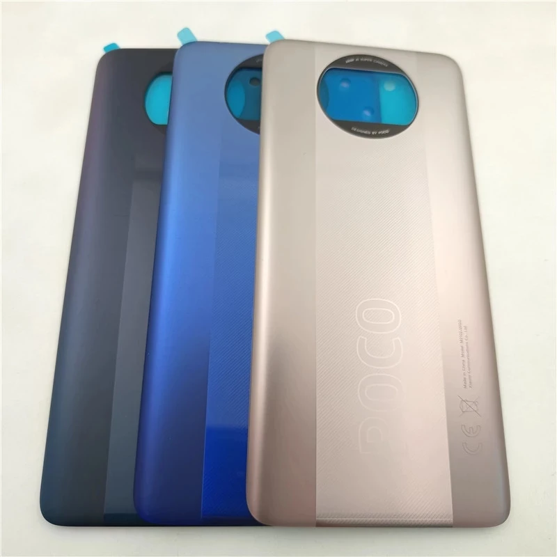 

10Pcs/lot For Xiaomi POCO X3 Pro M2102J20SG Battery Cover Back Panel Rear Housing Replace For Xiaomi POCO X3 NFC Battery Cover